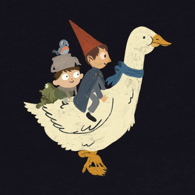 Gooseback Ride - Over the Garden Wall by sadsquatch